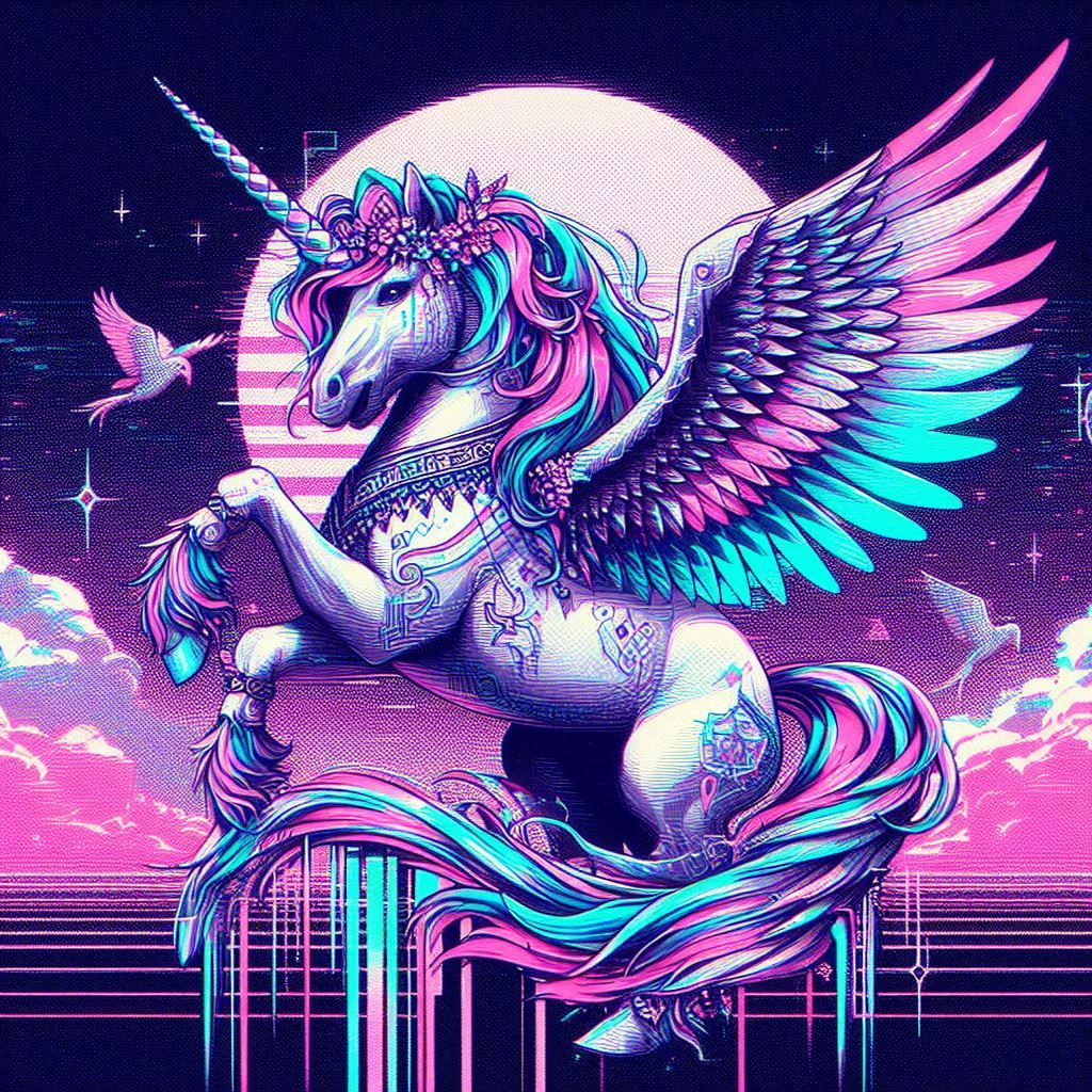 Glitchcore Unicorn