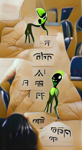 An alien language