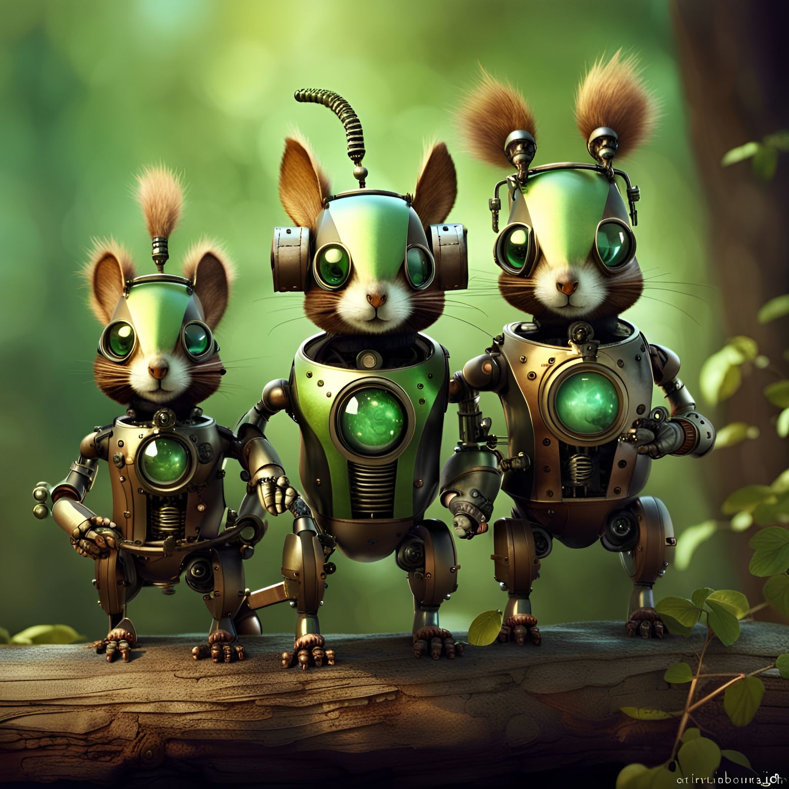 Nutcracker Robot Trio AI Generated Artwork NightCafe Creator