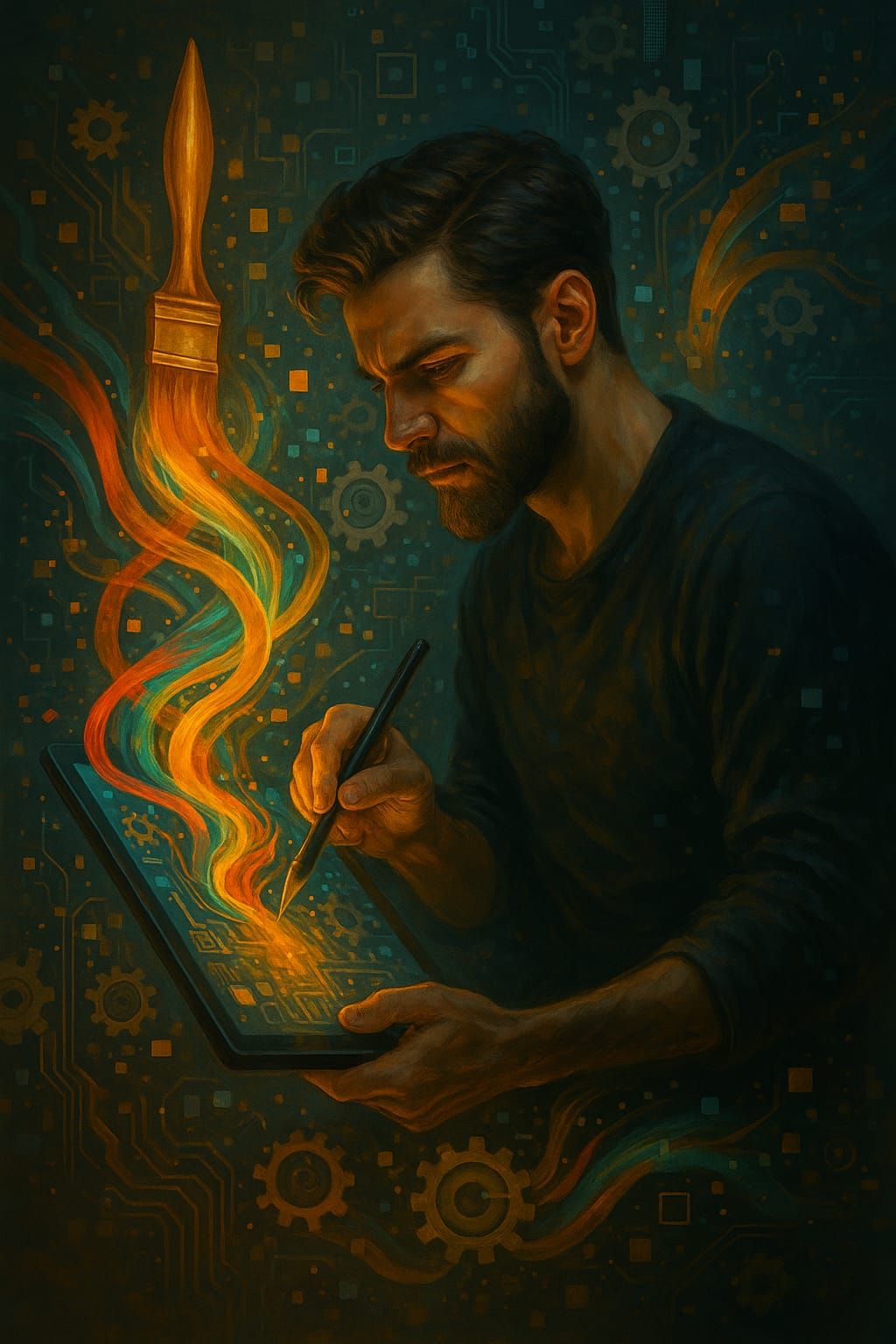 A tool in the hand of an artist, not an artist in the hand of a machine