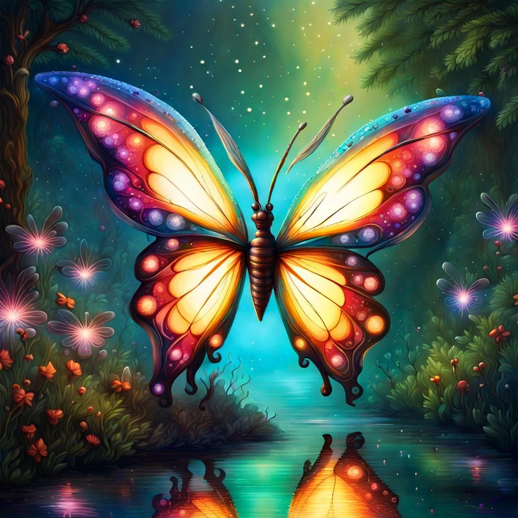 Butterfly - AI Generated Artwork - NightCafe Creator