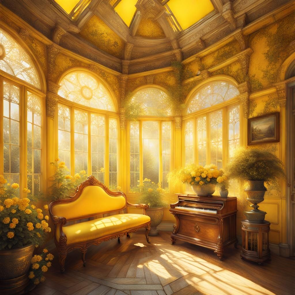 Victorian-era sun room  by @Mike Ritchie