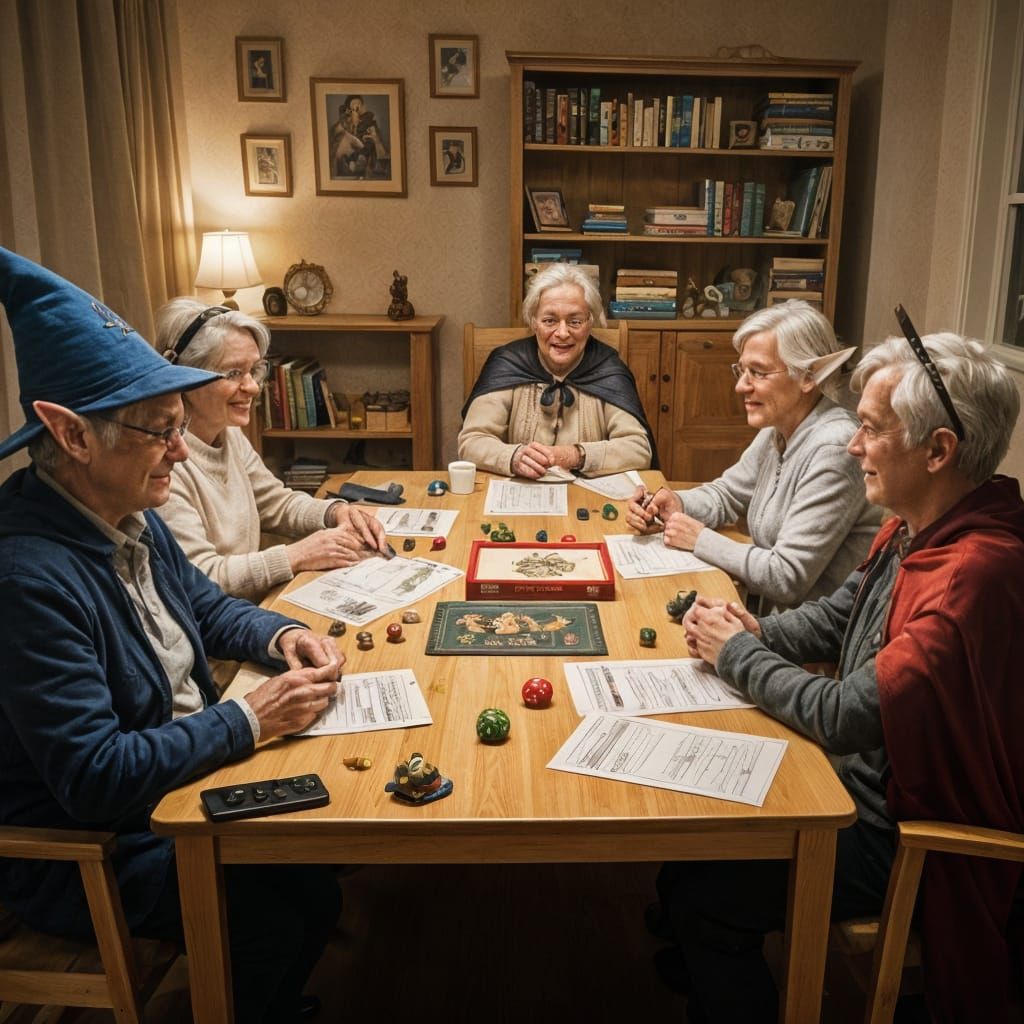 Never to old for RPG  by @Dean