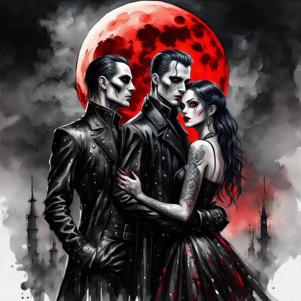 Vampires - AI Generated Artwork - NightCafe Creator