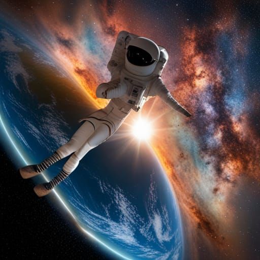 The Lanky Astronaut