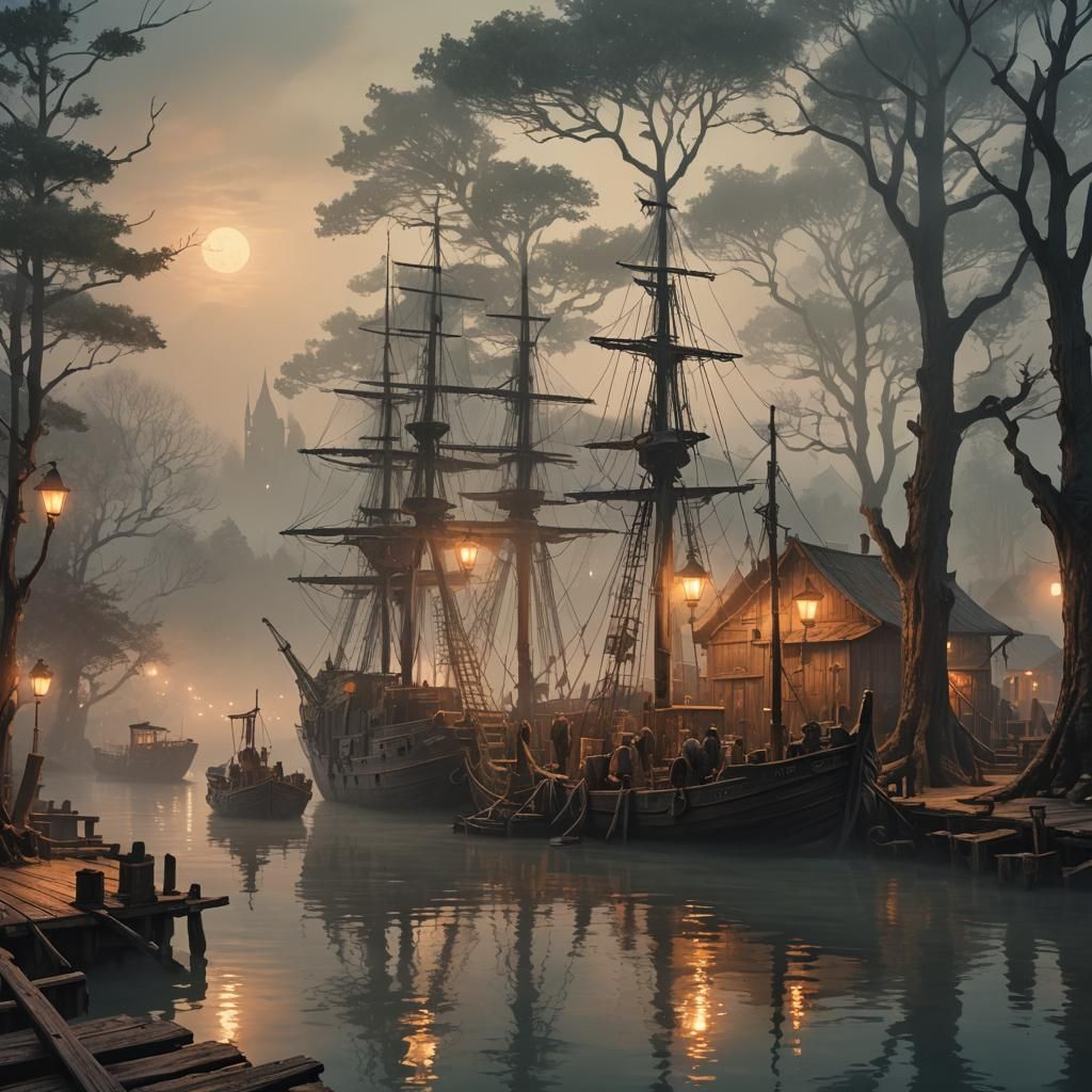 The harbor  by @Folax