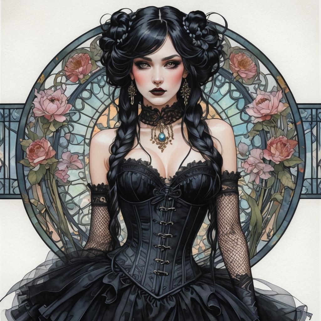 Mucha Goths - Drusilla - Dreamshaper