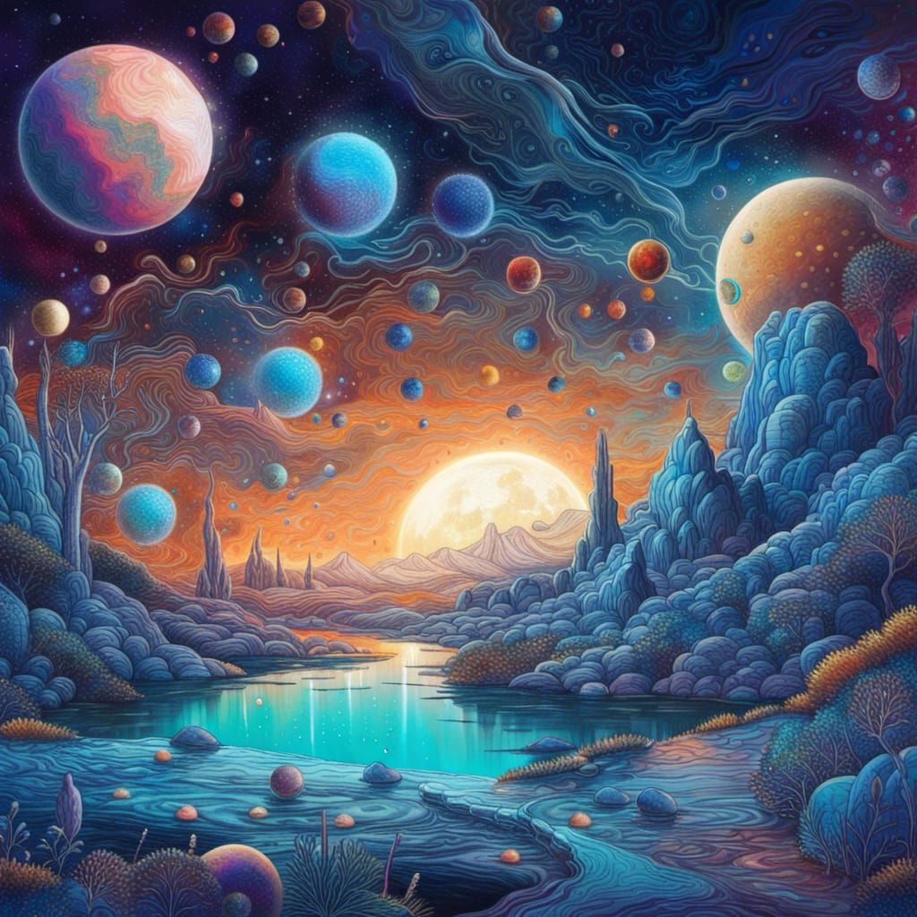 Fantasy Landscape  by @Kyrion1431