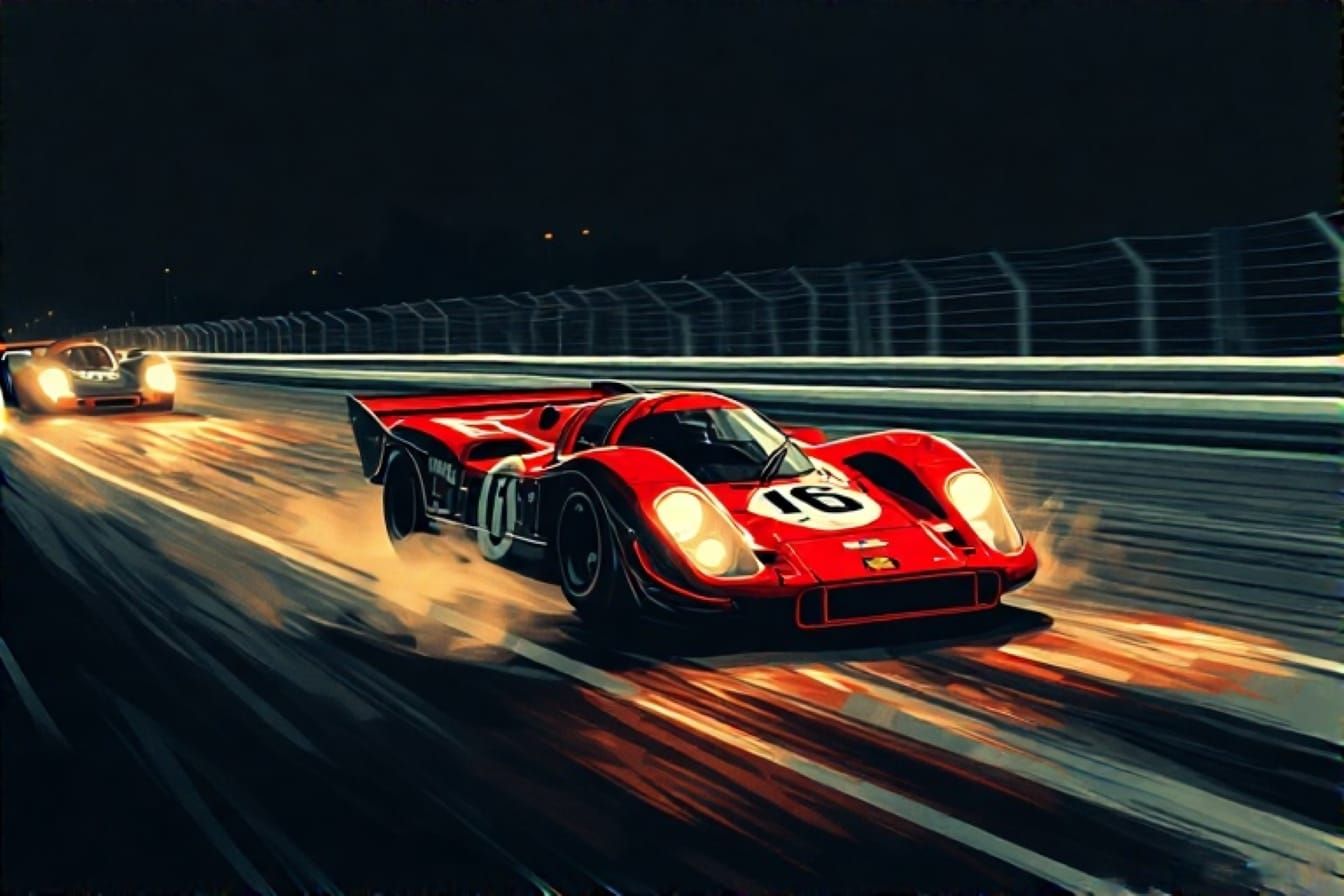 Le Mans, Mulsanne, Night!