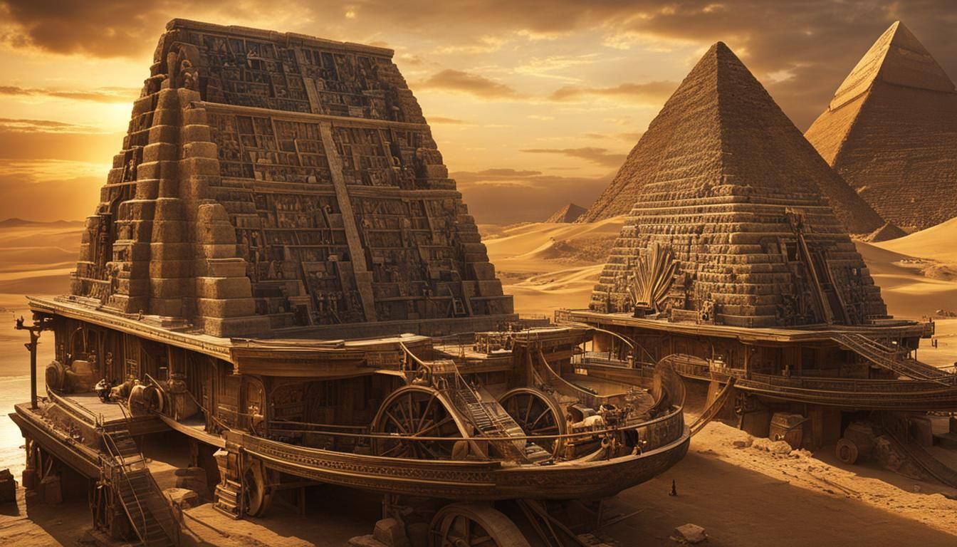 Ancient Pyramid prototyping machine  by @jimdittmer