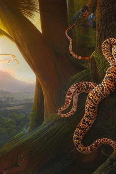 Cobra Snakes - AI Generated Artwork - NightCafe Creator