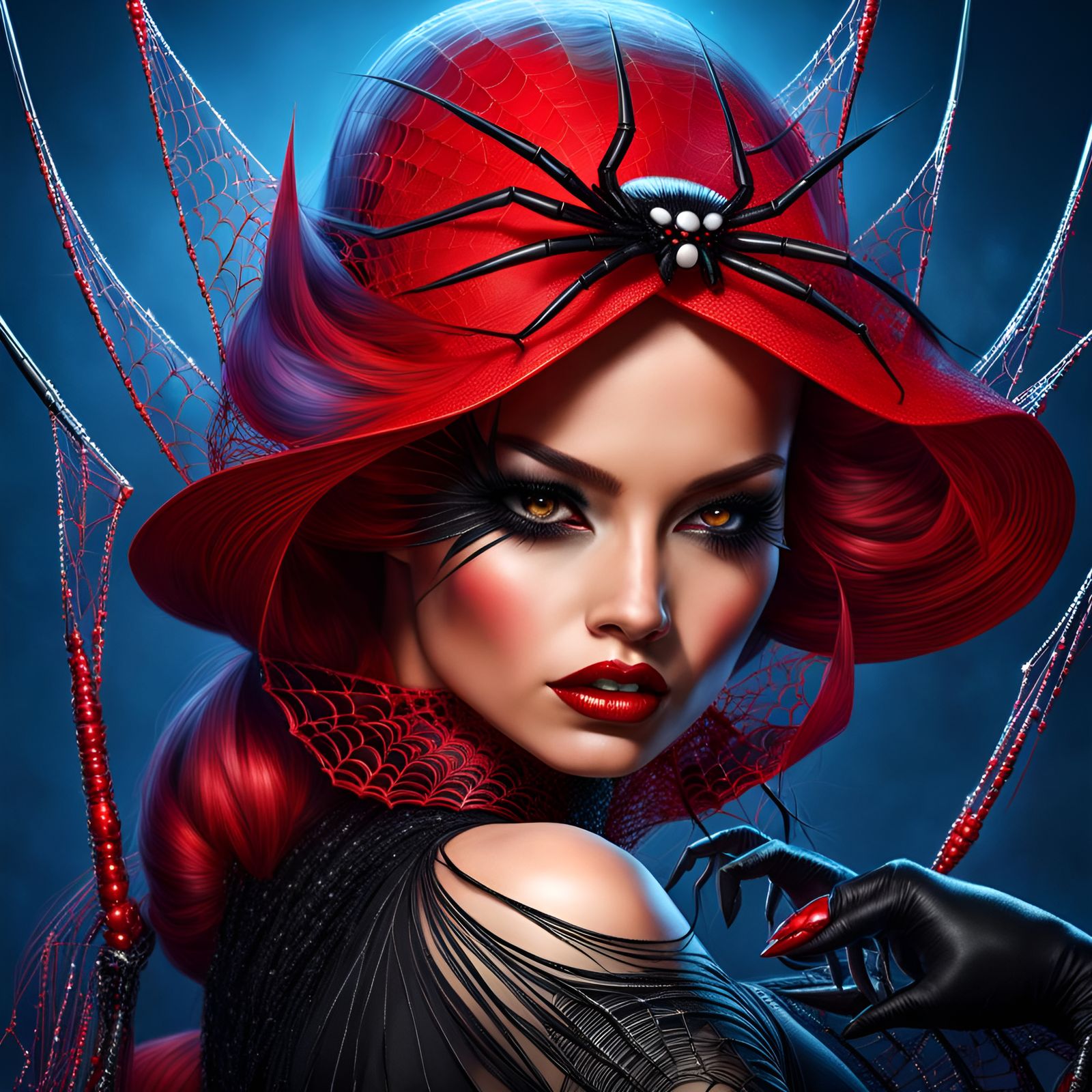 Spider Queen AI Generated Artwork NightCafe Creator