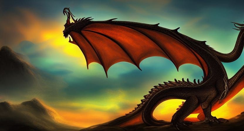 dragon! landscape