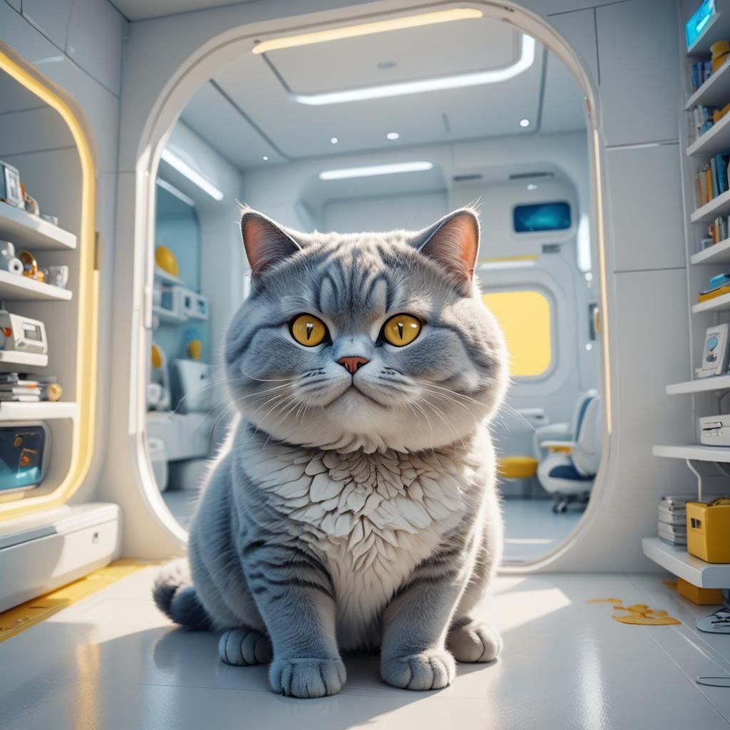 The grey chonk