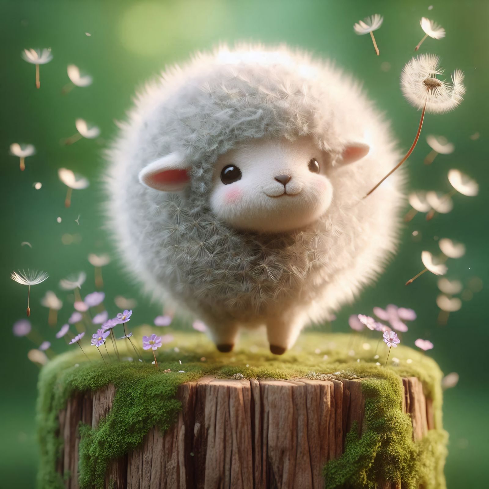 Dandelion sheep