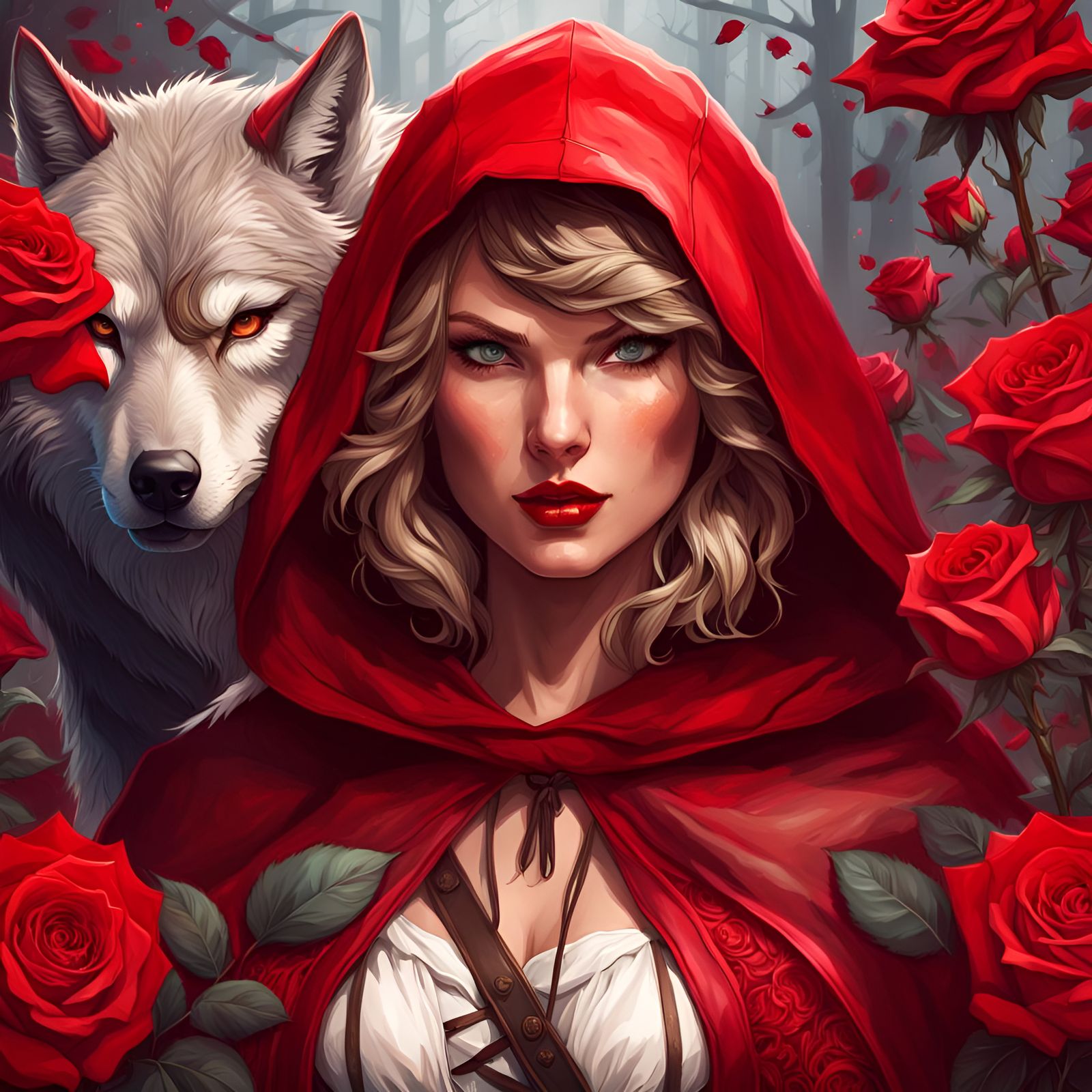 Taylor Swift as Red Riding Hood - AI Generated Artwork - NightCafe Creator