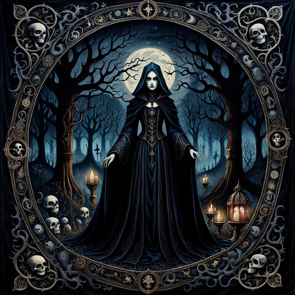 Shadowed Tales" is an evocative tapestry of Gothic imagery, ...