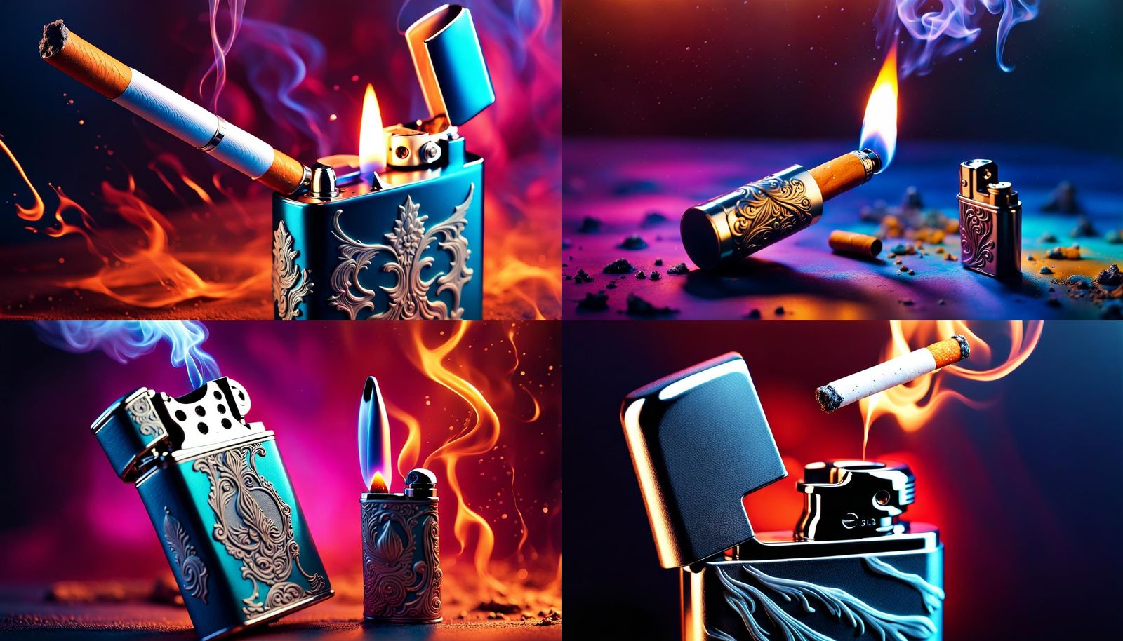 Cigarette vs Lighter