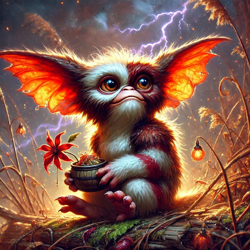adorable fairy-tale fantasy creature portrait..