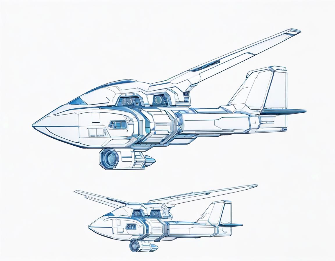 Personnel Shuttle intricate mech details, ground level shot,...