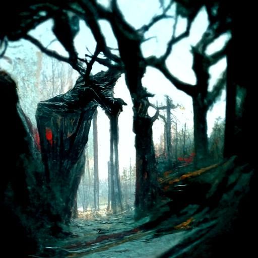 A Quiet Woods Where Trees Wail