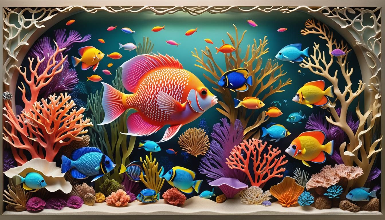 Storybook Coral Reef  by @Rhetor