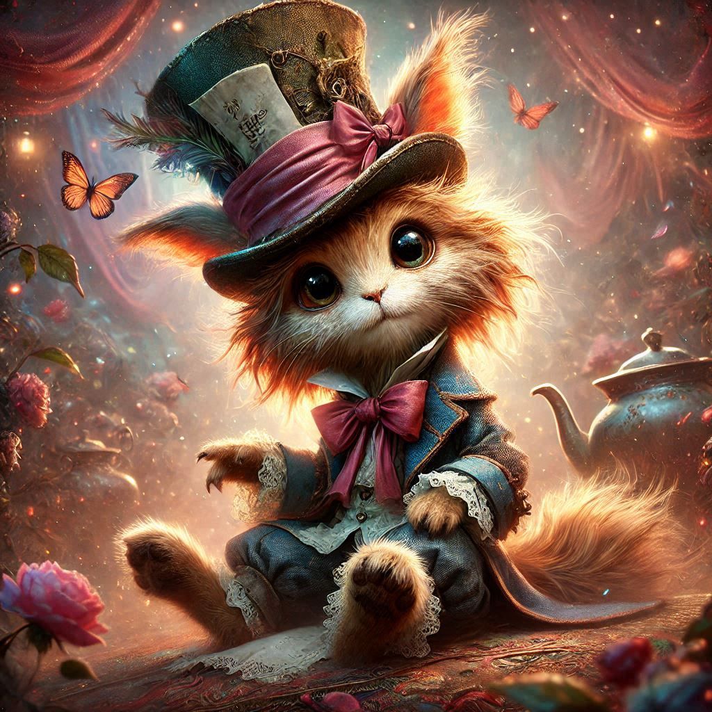 adorable fairy-tale fantasy creature portrait..