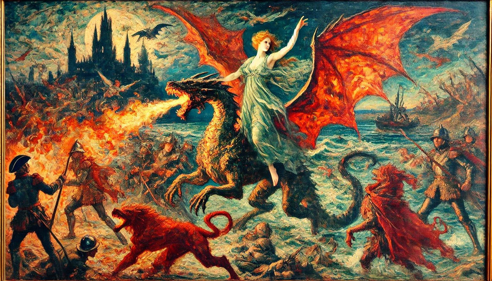 "Dreams of war dreams of liars dreams of dragon's fire and of things that will bite.' Metallica, "Enter ...  by @Fever_Dream