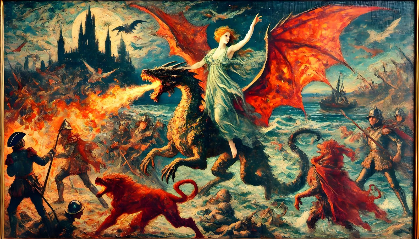 Dreams of war, dreams of liars dreams of dragons' fire....