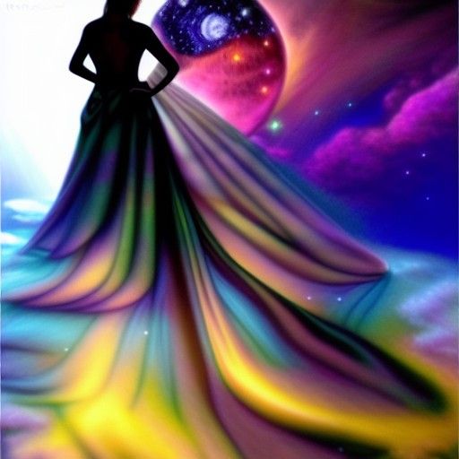 Aurora Borealis gown 2
