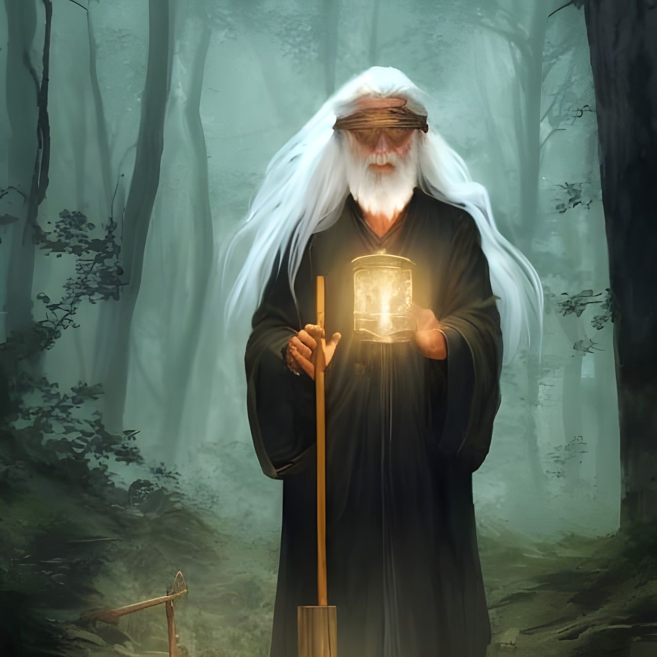 the hermit - AI Generated Artwork - NightCafe Creator