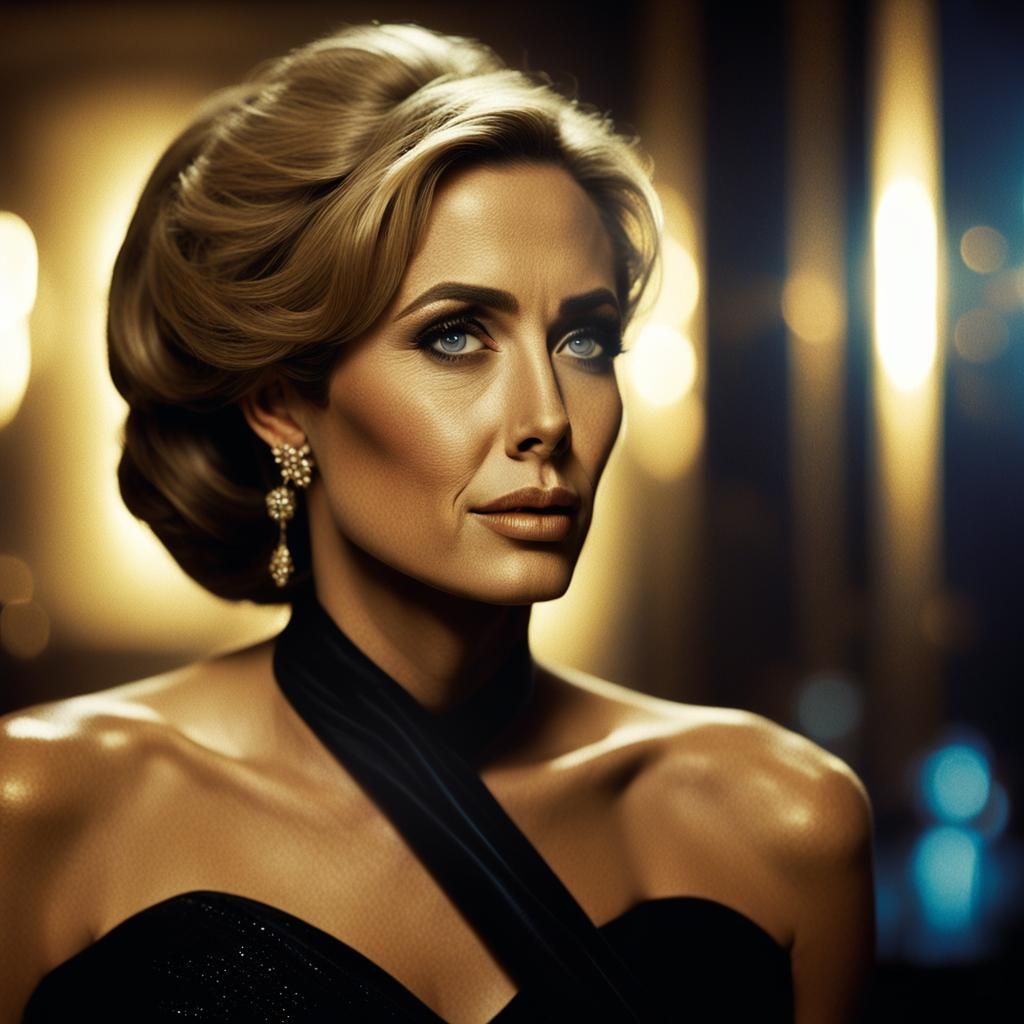 Intimate Cinematic Portrait of a Woman in Moody Lighting