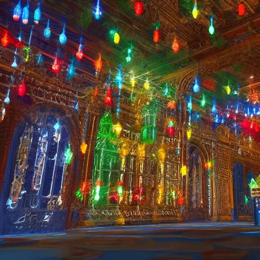 10 bottles with strings of lights in  a lot of colors in the...