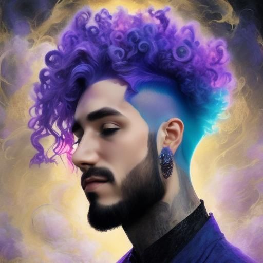 Man dreaming about something nice