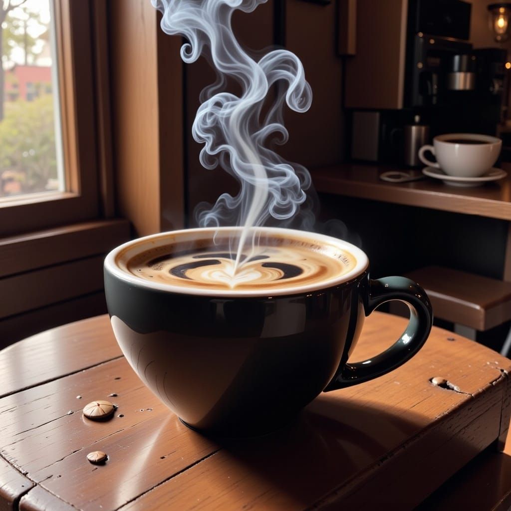 <lora:Coffee Mania Fx:1.0>, coffee,  coffee cup, hyperrealism, photorealism