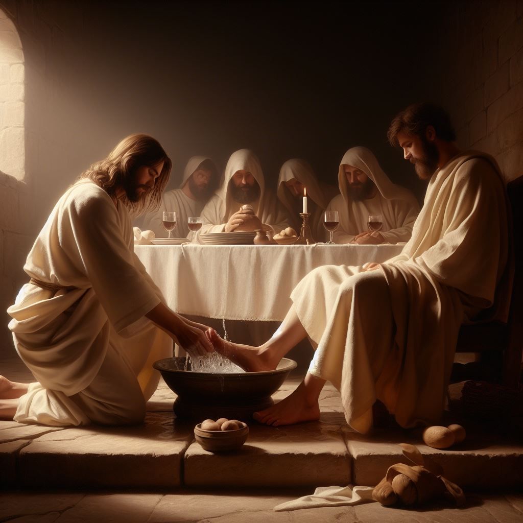 Jesus Washes His Disciples' Feet