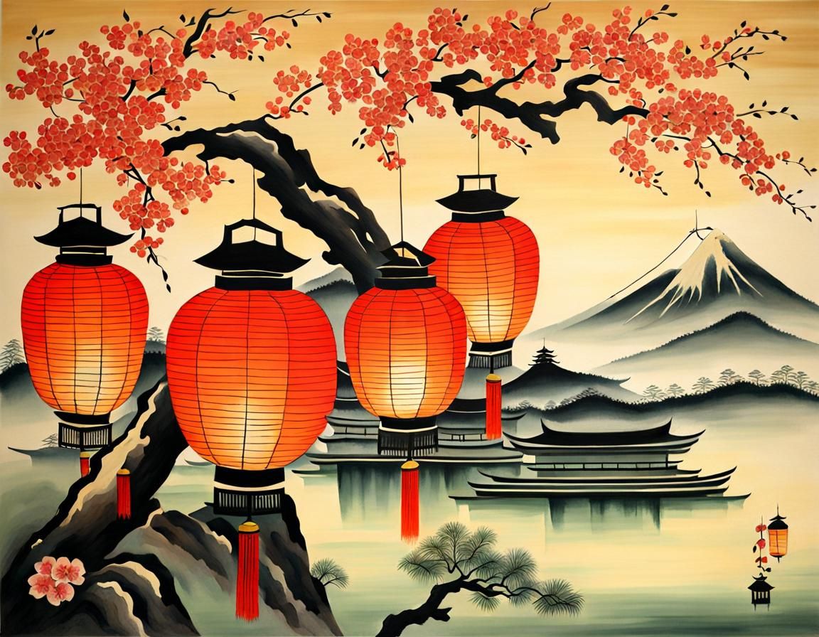 Japanese lanterns  by @0827214