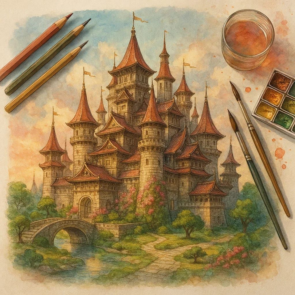 ציור של ארמון 2