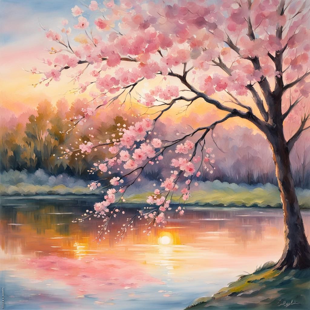 cherry blossom  by @undefined