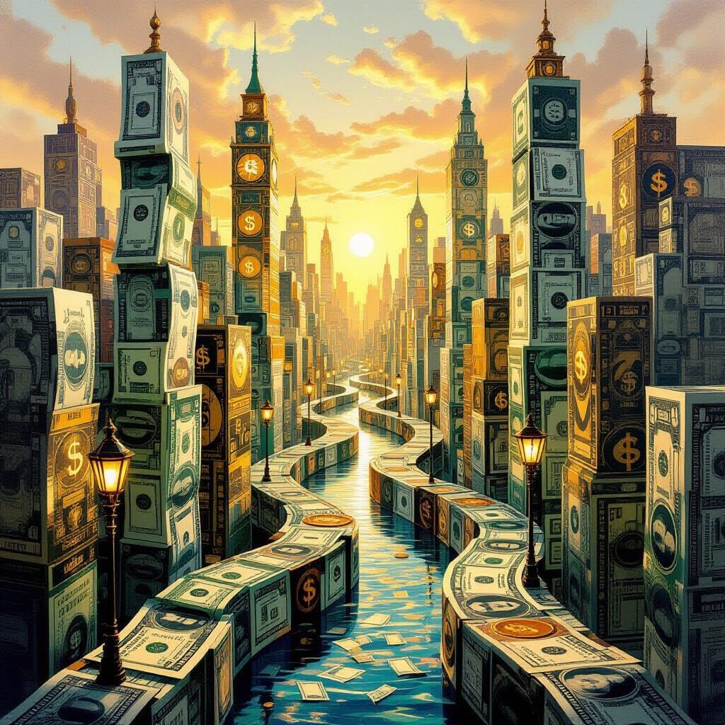 high dollar rise  by @Osok