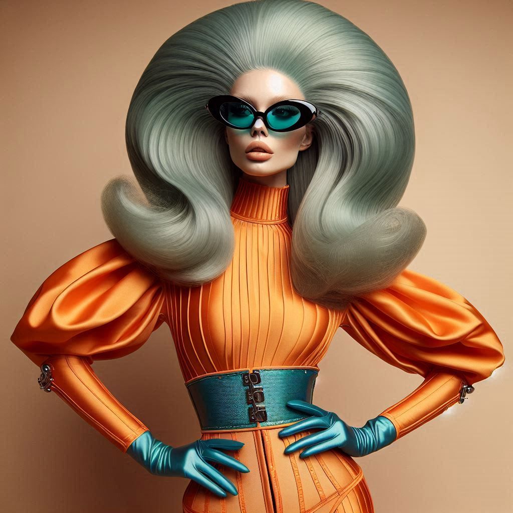 Conceptual fashion - retro