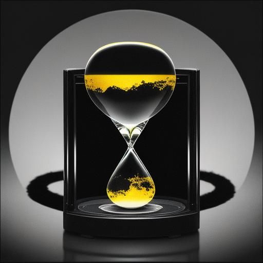 inside an hourglass,  a cat lived inside
blurry, low detail,...