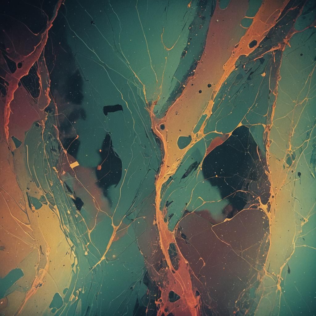 Dramatic Abstract Scene with Cinematic Lighting