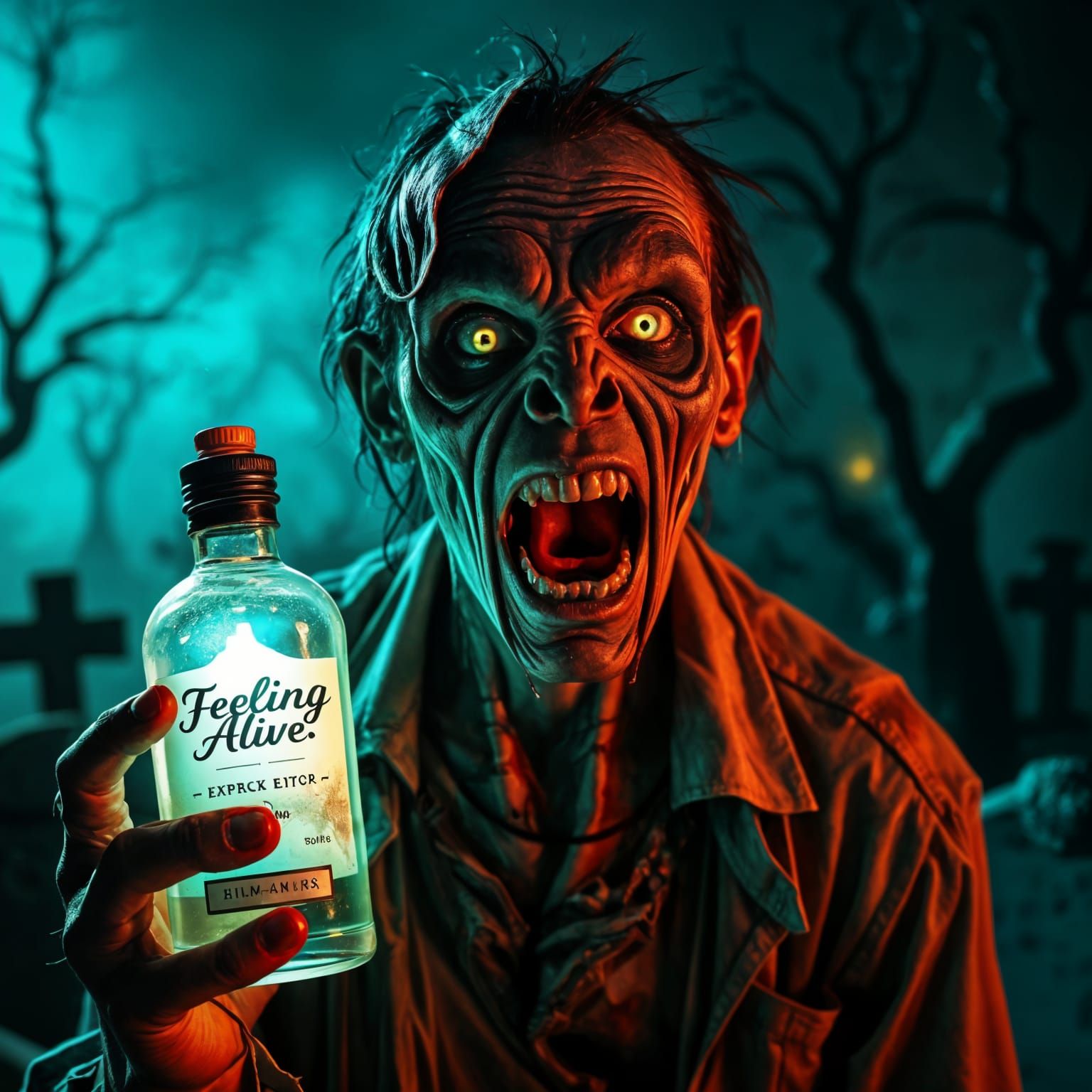 Graveyard Tonic: One Sip to Scream  by @Blandry