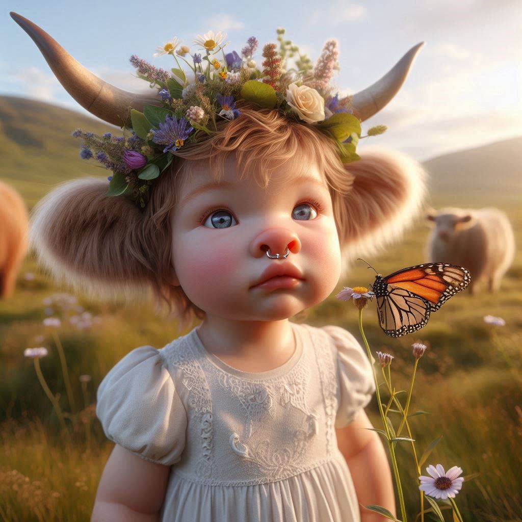 When I asked for a Baby Highland Cow, this wasn't quite what I had in mind... 😂😂😂  by @Alison Mary