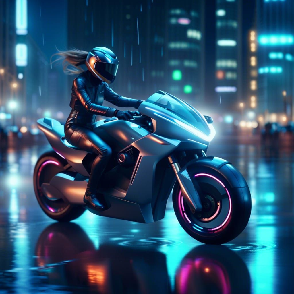 Night rider - AI Generated Artwork - NightCafe Creator