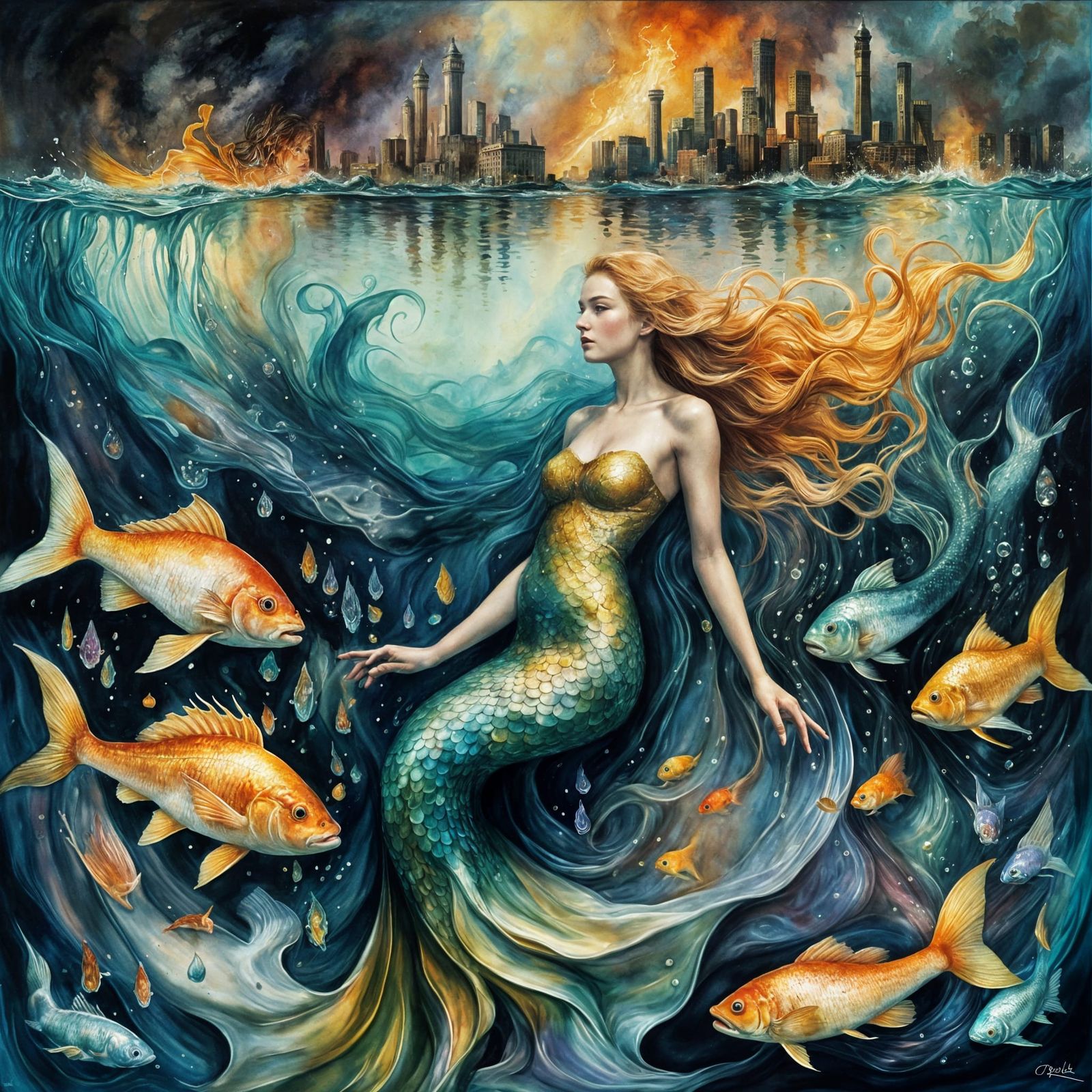 Her beautiful home is being destroyed by pollution.  by @Hannah