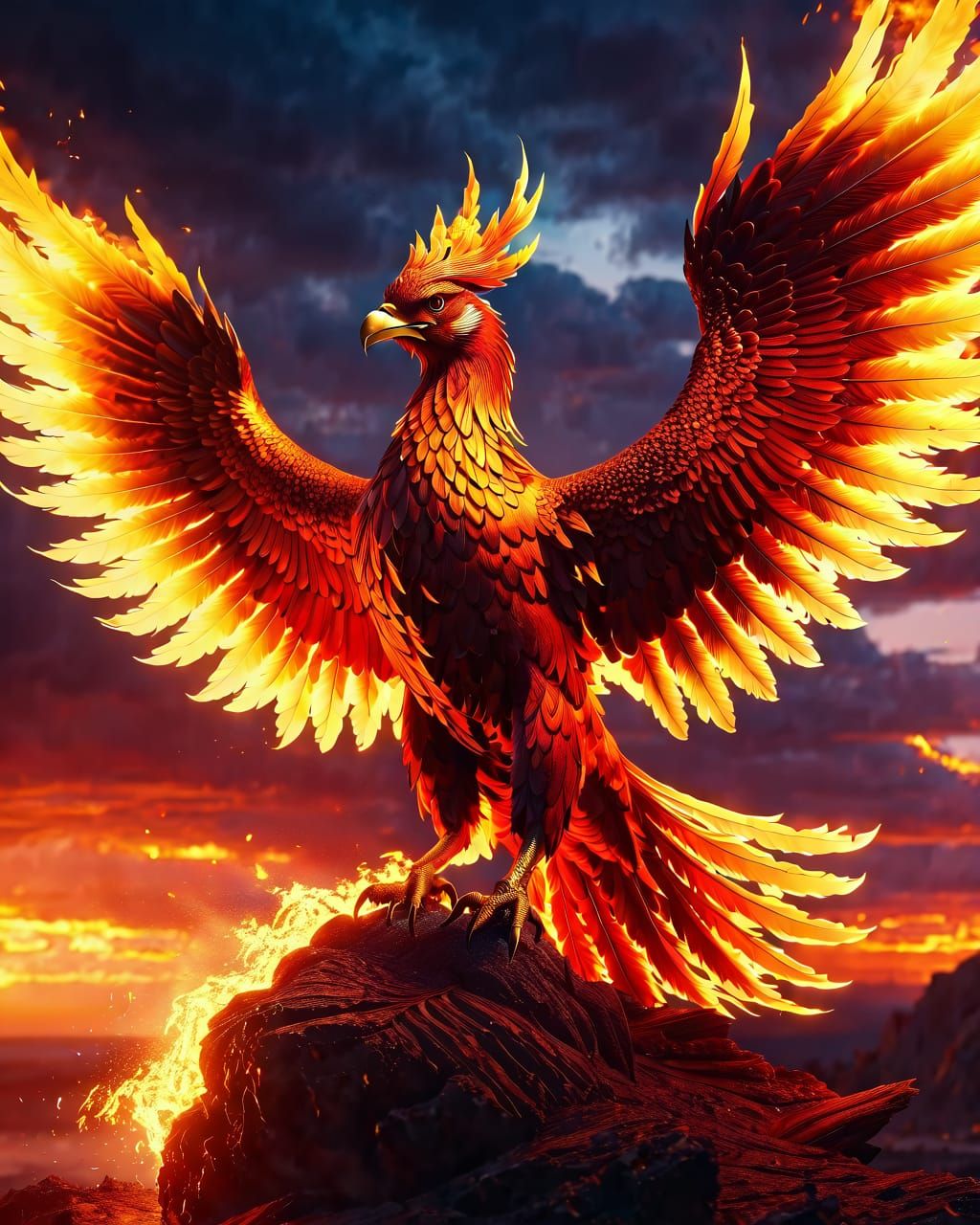 Like Phoenix from the ashes