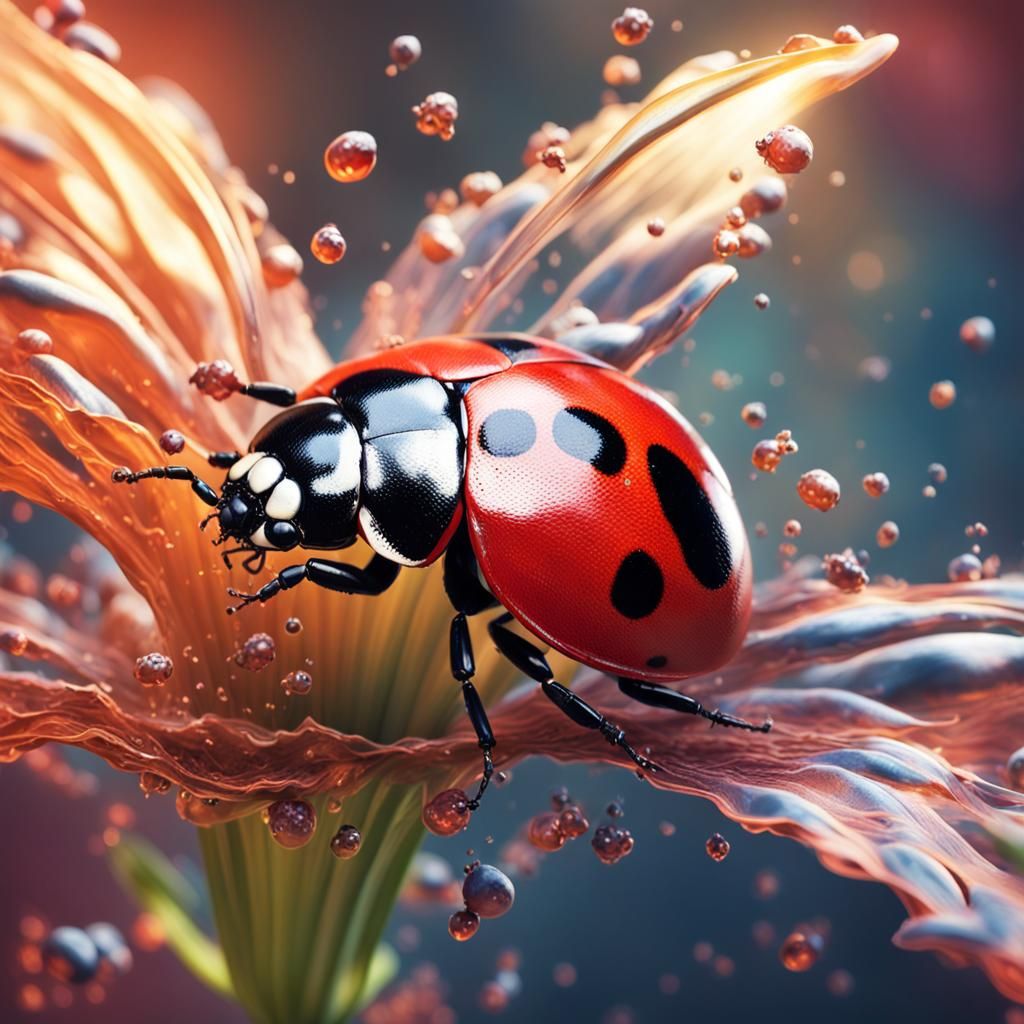A ladybug   by @Shannon