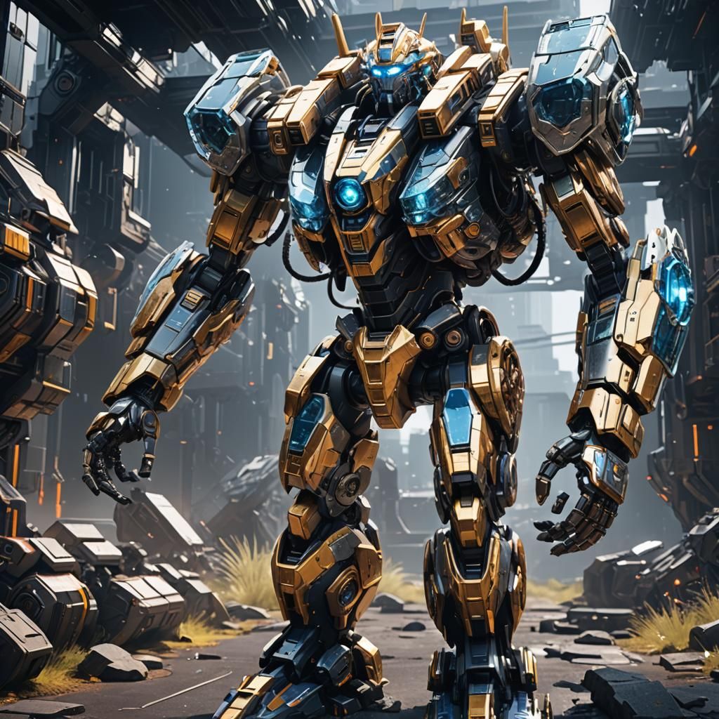 Giga mech ultra prime Crystal Legendary Infinity
